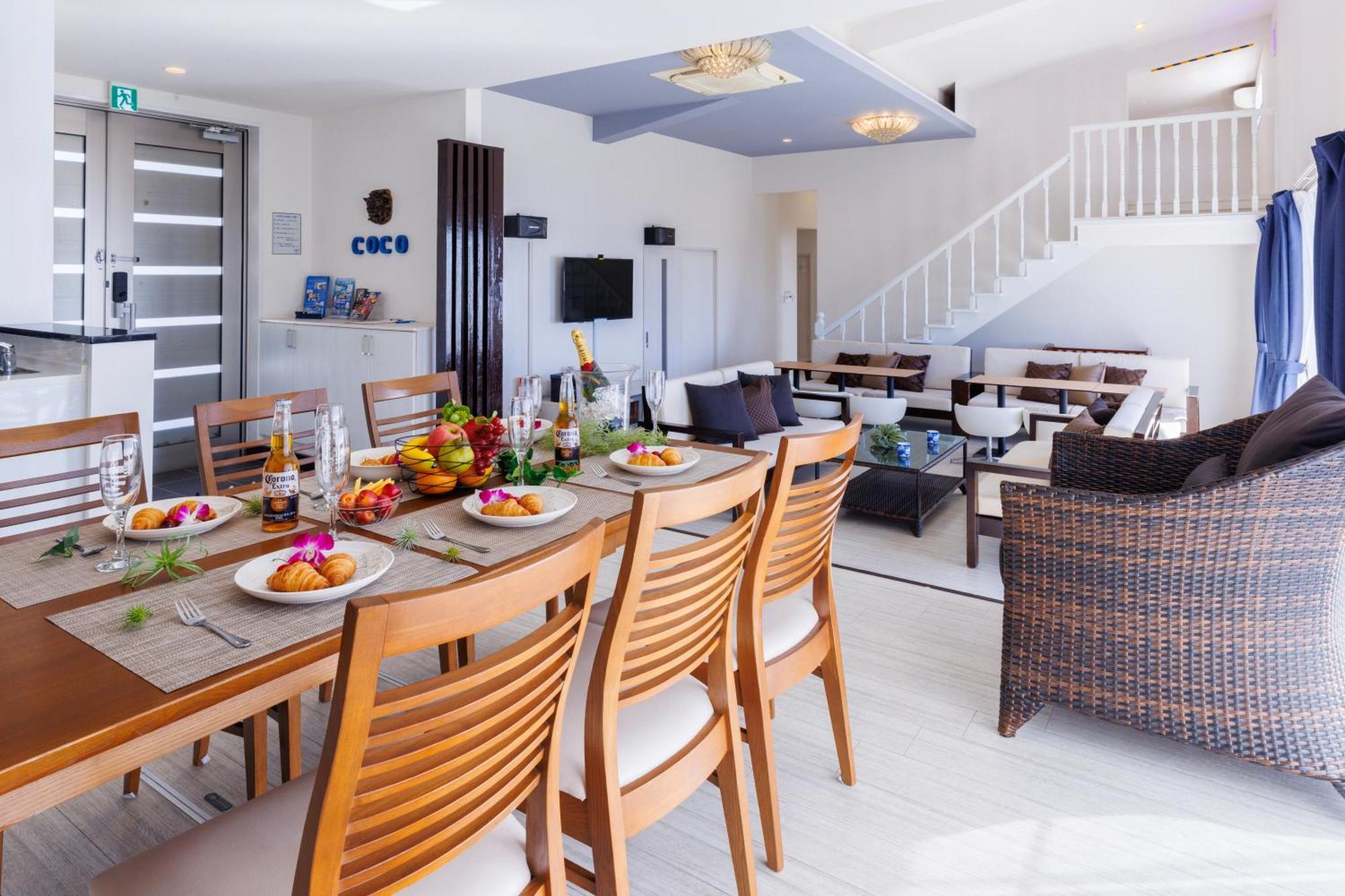 露天風呂付きオーシャンビュー カラオケ付き Bbq可 パーティ利用ok アトリエココ Villa Yaese ภายนอก รูปภาพ